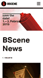 Mobile Screenshot of bscene.ch
