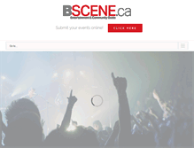 Tablet Screenshot of bscene.ca